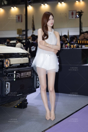 网红车模诗佳女神的闪亮肉丝