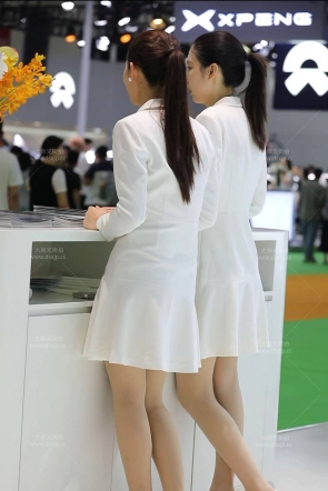 制服肉丝美腿前台礼仪【视频】